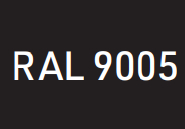 RAL 9005 Černá
